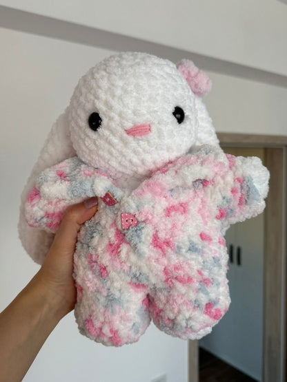 Iepuraș cu salopetă fără glugă