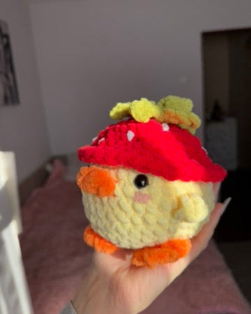 Puișor cu pălărie